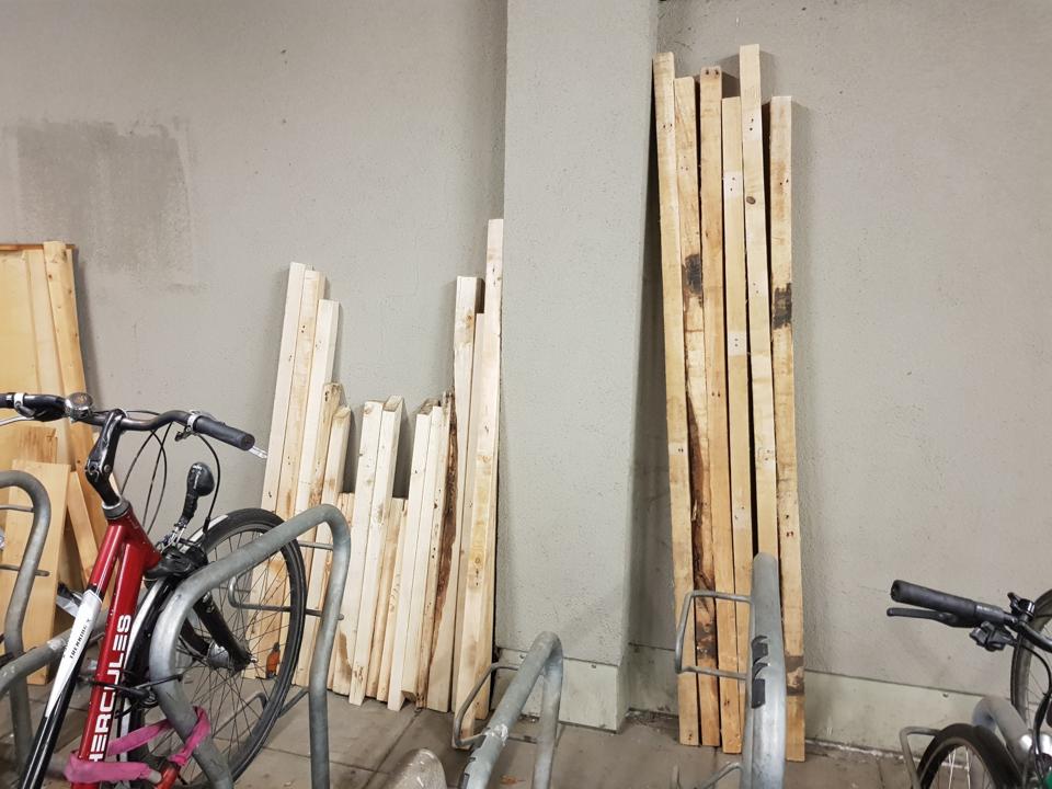 Das Ergebnis der ersten Hobelsession