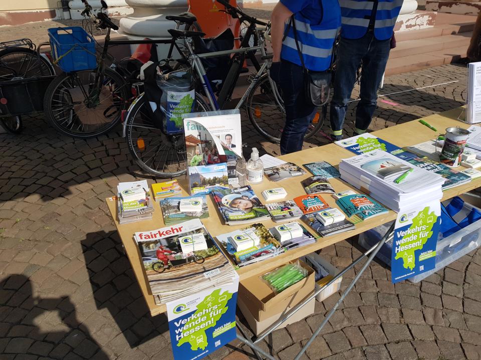 Hercules at the Verkehrswende Hessen/VCD stand