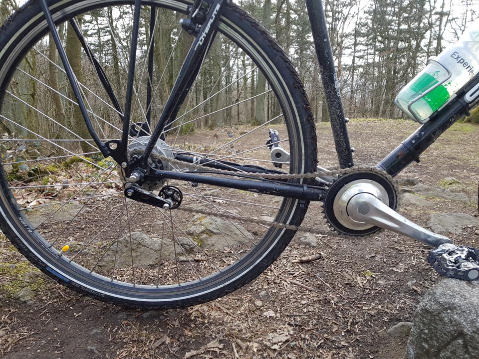 Frankenstein drivetrain detail.