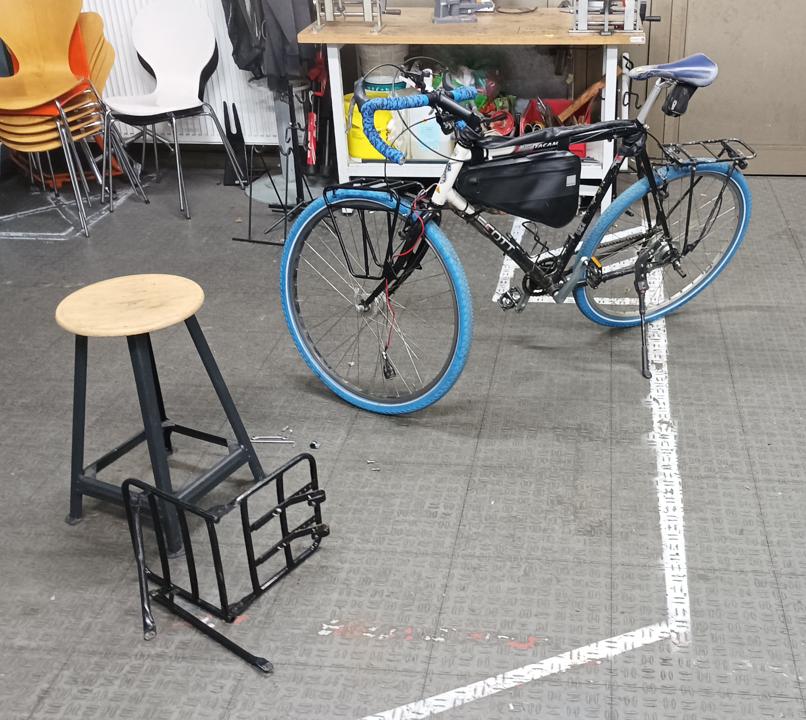 Frankenstein before disassembly